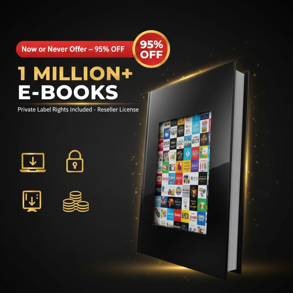 1 Million E-Books with Full Resell Rights – Download Instantly & Start Profiting Today